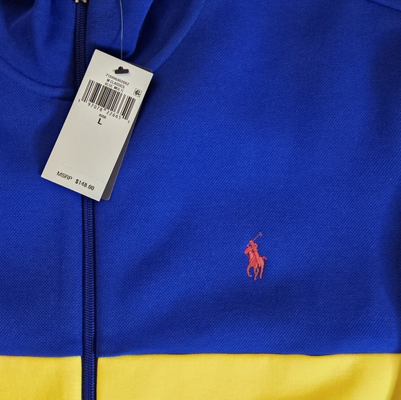 POLO BY RALPH LAUREN MULTI DOUBLE KNIT TECH MESH JACKET - Picture 4 of 6